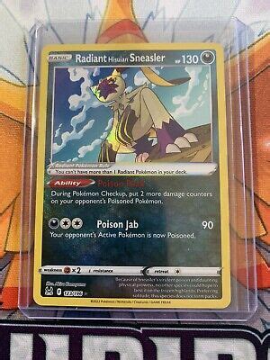 Pokémon TCG Radiant Hisuian Sneasler Sword Shield Lost Origin 123