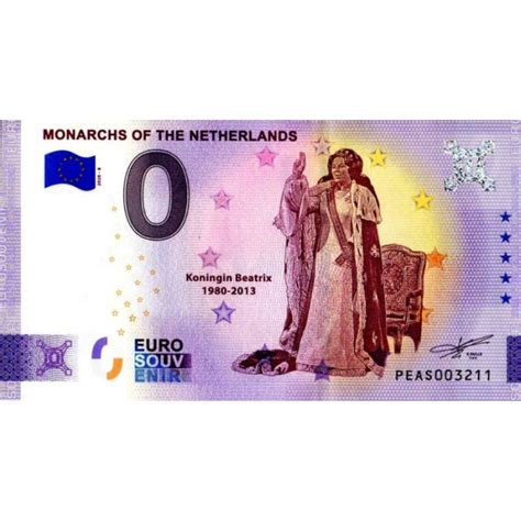 Nizozemska Euro Bankovec Monarchs Of The Netherlands