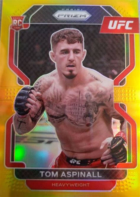 Tom Aspinall Prizm Ufc Gold Psa Price Guide Sports