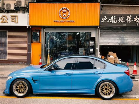 Bmw M3 F80 Blue Bbs E88 Wheel Front