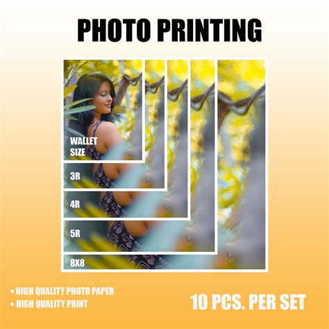 Photo printing 10pcs. per Set Wallet size,3R,4R,5R,A4 | Lazada PH