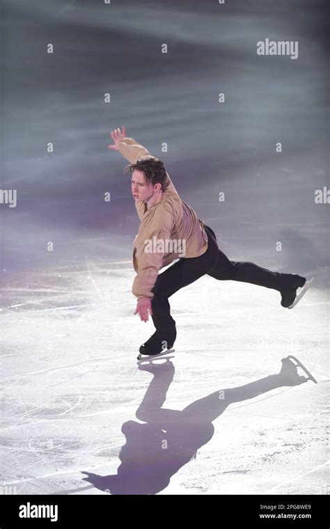 Moscow. Figure skater Andrei Mozalev performs at the 'Russian Challenge ...