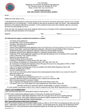 Fillable Online Kenosha Doc Rule Form Kenosha Fax Email