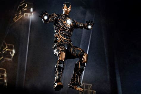 Hot Toys Iron Man Mark Xli Bones Boasts Magnetic Limbs Complete With Trailing Flames