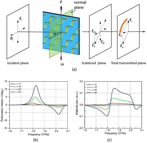 A The Mechanism Of The Polarization Rotation Through The Metasurface