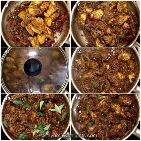 Kerala Chicken Roast Recipe The Yummy Delights