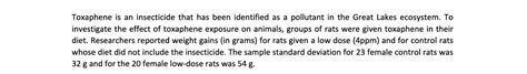 Solved Toxaphene is an insecticide that has been identified | Chegg.com