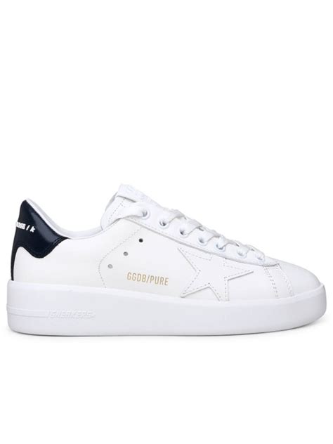 Golden Goose Purestar White Leather Sneakers Grailed