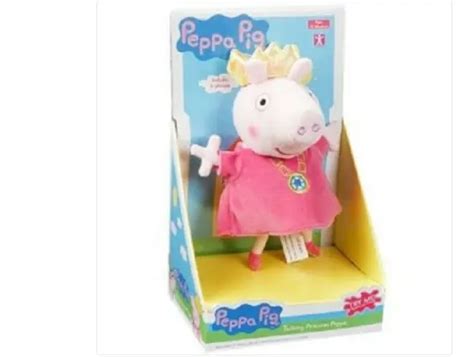 Peppa Pig Talking Princess Peppa Soft Plush Toy Doll Cm New