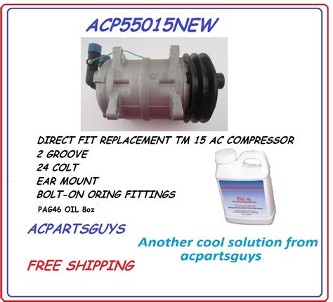 Replacement for Seltec TM15 24 VOLT A/C Compressor NEW SAE-J639 | eBay