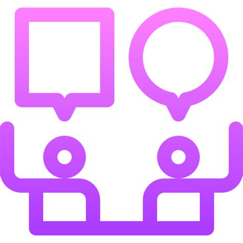 Opinion Basic Gradient Lineal color icon 