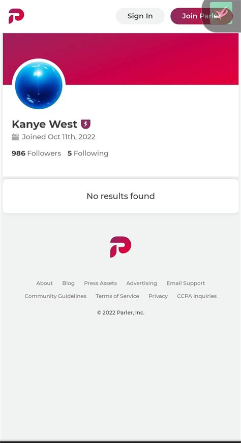 Kanye West joins Parler : r/Kanye