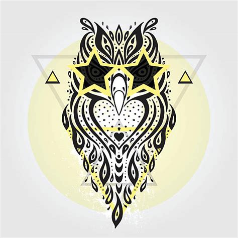 140+ Tribal Owl Silhouette Stock Illustrations, Royalty-Free Vector Graphics & Clip Art - iStock