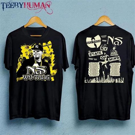 Nas And Wu Tang State Of Mind Tour 2022 Shirt Nas Shirt Nas And Wu Tang