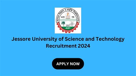 Jessore University of Science and Technology Recruitment 2024 - Jobs In Bangladesh