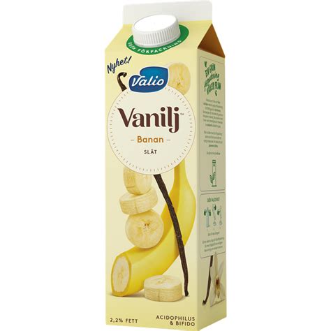 Valio Vanilj Yoghurt Banan Valio Sverige