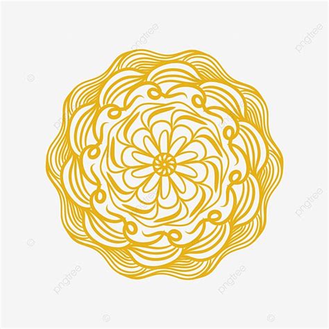 Golden Pattern Decorative Shading Golden Pattern Decoration Png