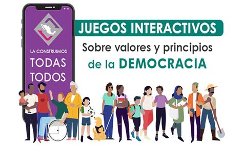 Difunde INE Juegos Interactivos Con El Tema Valores De La Democracia