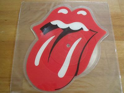 Popsike Rolling Stones She Was Hot Rare Tongue Shaped Picture Disc Auction Details