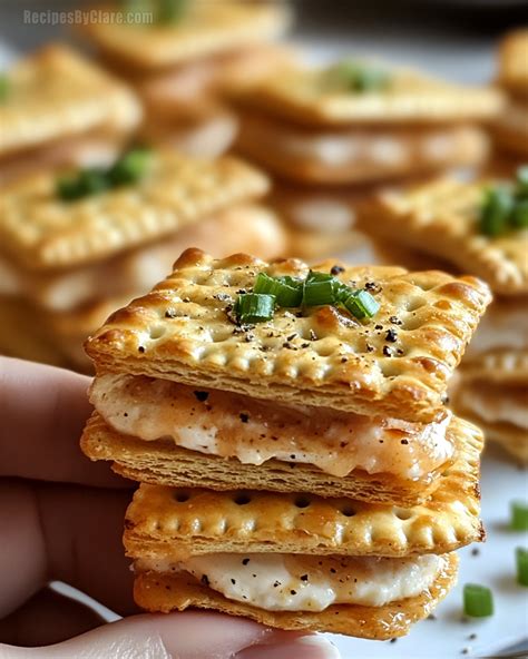 Easy Ritz Cracker Party Sandwiches Recipe Perfect For Gatherings Recipes By Clare