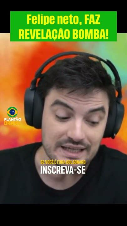 Felipe Neto faz grande REVELAÇÃO shorts YouTube