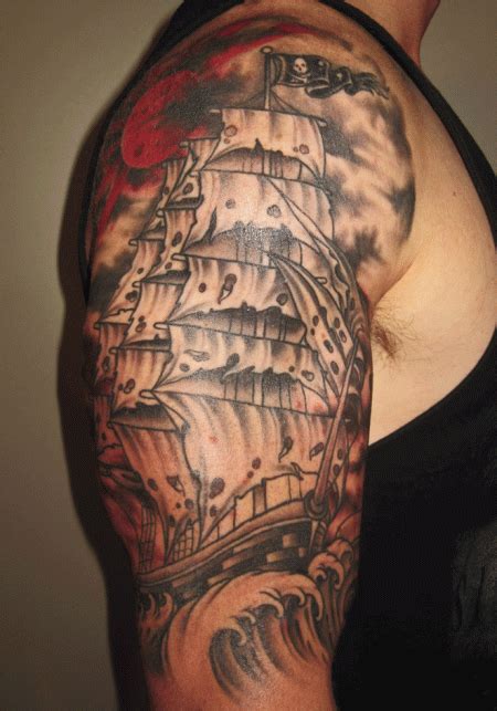 Mark-Lonsdale-Tattoo-Bondi-Sydney-Ghost-Pirate-Ship | mark lonsdale