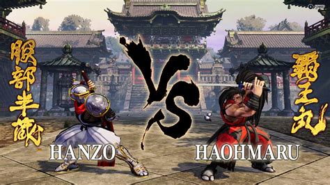 Samurai Shodown Hanzo Vs Haohmaru YouTube