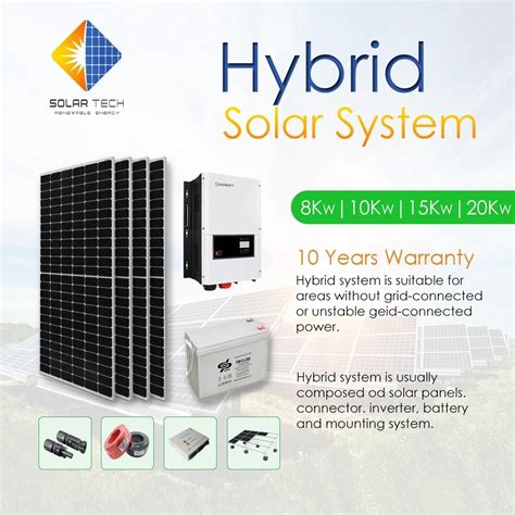 Growatt Full 10kw Kits Complete 3phase 5kw 10kva 30kw On Off Grid