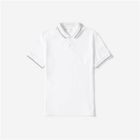 Everlane Women S Organic Box Cotton Pique Polo Shirts Short Sleeves