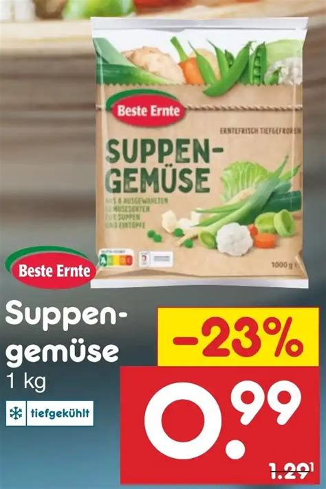 Beste Ernte Suppengemüse 1 kg Angebot bei Netto Marken Discount