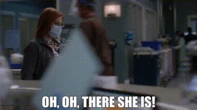 YARN Oh Oh There She Is Grey S Anatomy 2005 S17E06 No Time