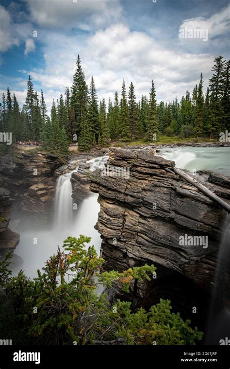 Athabasca Falls in Canada Stock Photo - Alamy