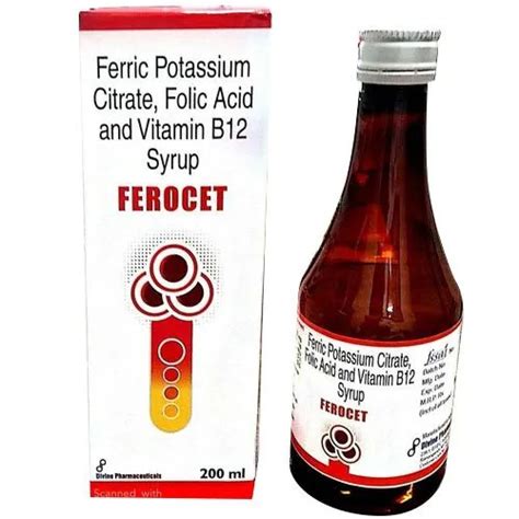 200 Ml Ferocet Syrup For Mediacl And Clincial Use At Best Price In