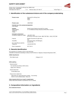 Fillable Online SAFETY DATA SHEET MONOETHANOLAMINE (MEA) Fax Email ...