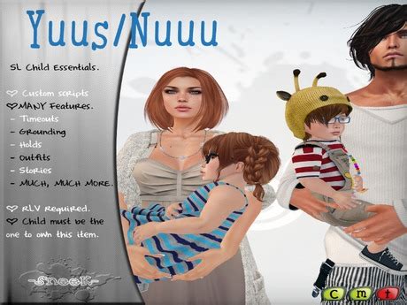 Second Life Marketplace - Yuus & Nuuu: Parent & Kids Greatest Tool - SL Child Essentials.