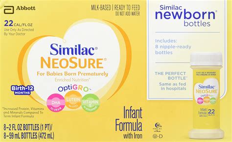 Buy Similac Expert Care Neosure Baby Formula Nursers 2 Oz 48 Pk