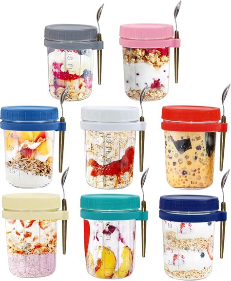 Amazon Cookwin Overnight Oats Containers With Lids And Spoon