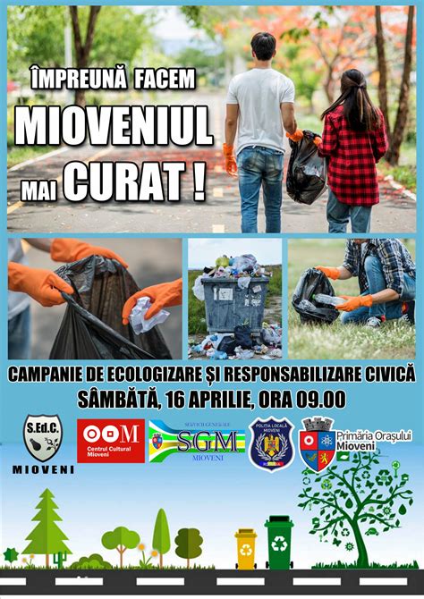 MIOVENI O nouă campanie de ecologizare Ziarul din Muscel