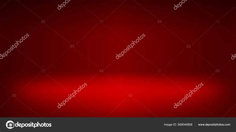 Vector Empty Vivid Red Color Studio Table Room Background Product Stock