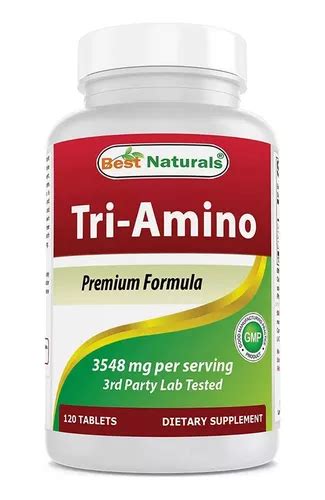 Tri-amino Best Natural 3548mg Por Servicio 120 Tabletas | MercadoLibre