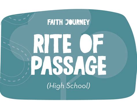 Rite Of Passage Faith Journey First Baptist Arlington