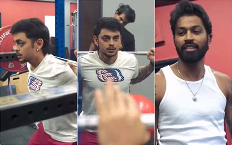 Watch Ishan Kishan Works Out In The Gym Alongside Mi Skipper Hardik