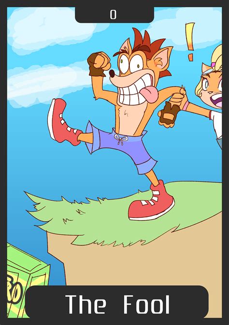 playstation tarot deck  fool  itsreddqueen  newgrounds