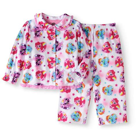 My Little Pony Toddler Girl Button Down Pajama Set