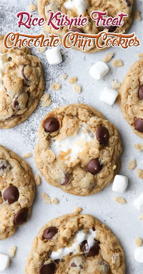 Rice Krispie Treat Chocolate Chip Cookies