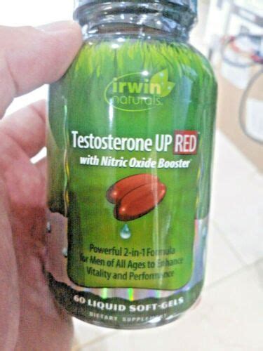 Irwin Naturals Testosterone Up Red W Nitric Oxide Booster 60 Liq