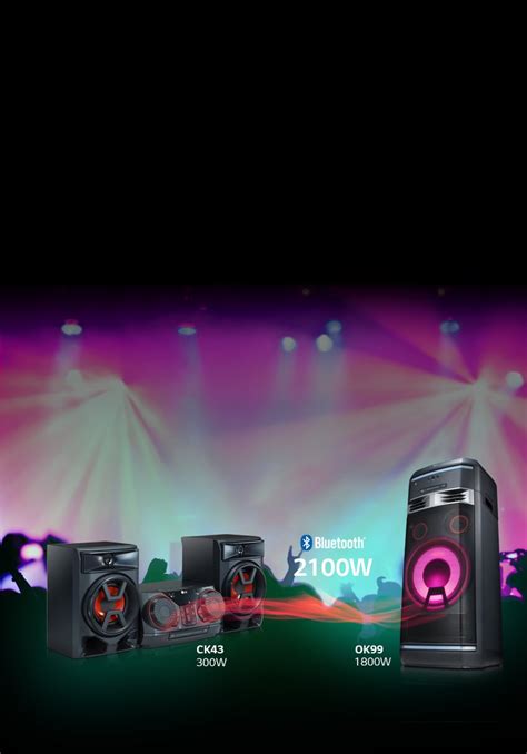 LG XBOOM Mini Componente CK43 | 300W | Wireless Party Link | Multi ...