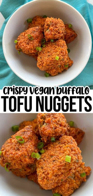 Vegan Buffalo Tofu Nuggets Air Fried Or Baked The Urben Life