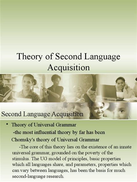 Stephen Krashen S Theory Of Second Language Acquisition Download Free Pdf Second Language