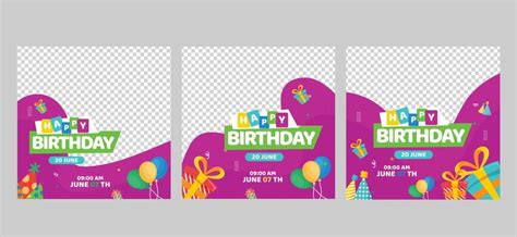 Birthday Tarpaulin Vector Art Icons And Graphics For Free Download